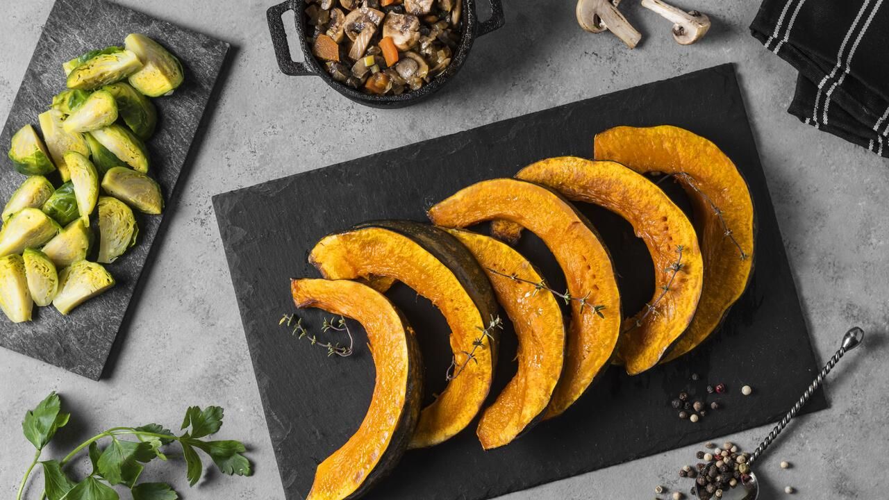 Kürbispfanne mit Schupfnudeln