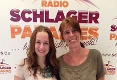 Oonagh zu Gast im Schlagerparadies Studio