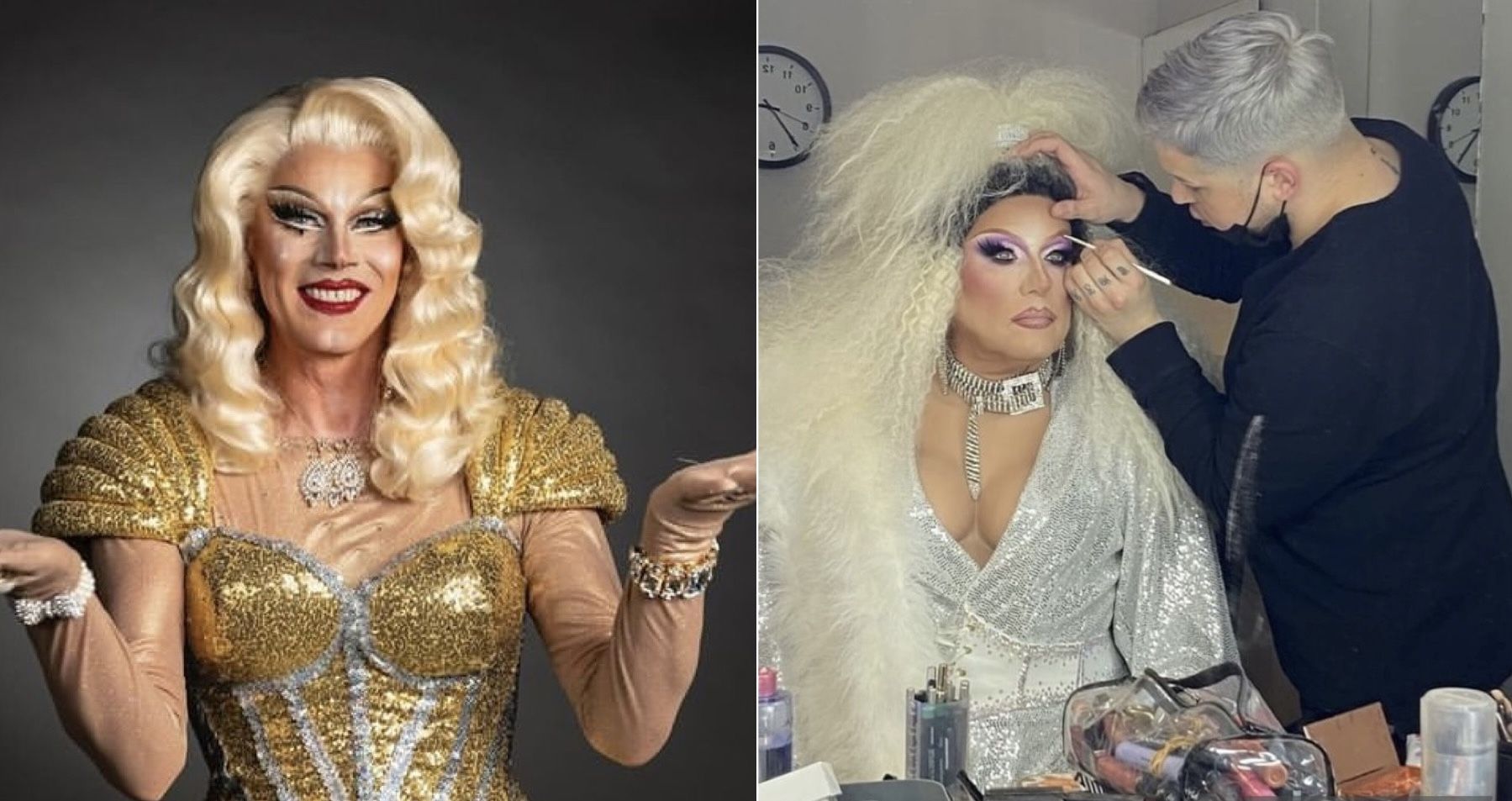 Bernhard Brink und Mickie Krause als Drag Queens