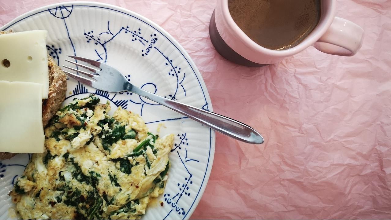 Low Carb Spinat-Omelett