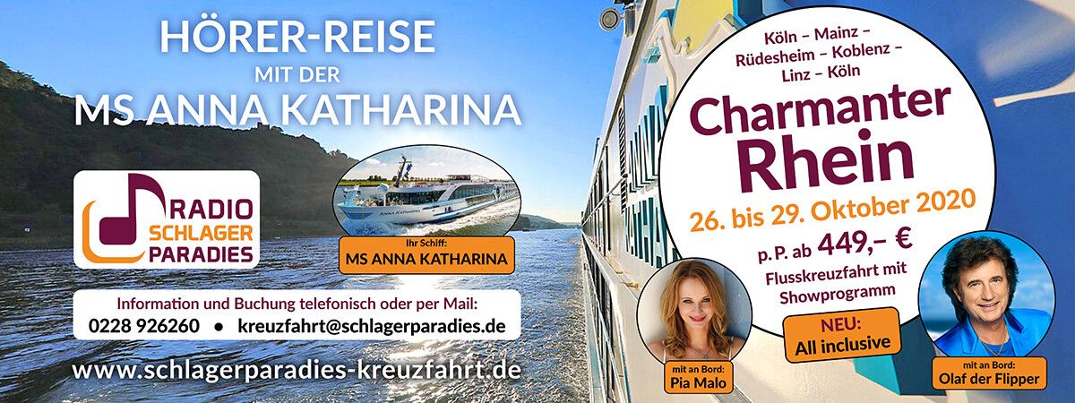 Die Radio Schlagerparadies Hörerreise mit neuer Route