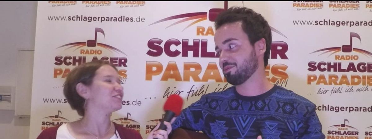 Jonathan Zelter zu  Gast bei Radio Schlagerparadies