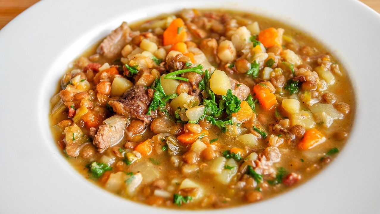 Kartoffel-Möhren-Kichererbsen-Eintopf