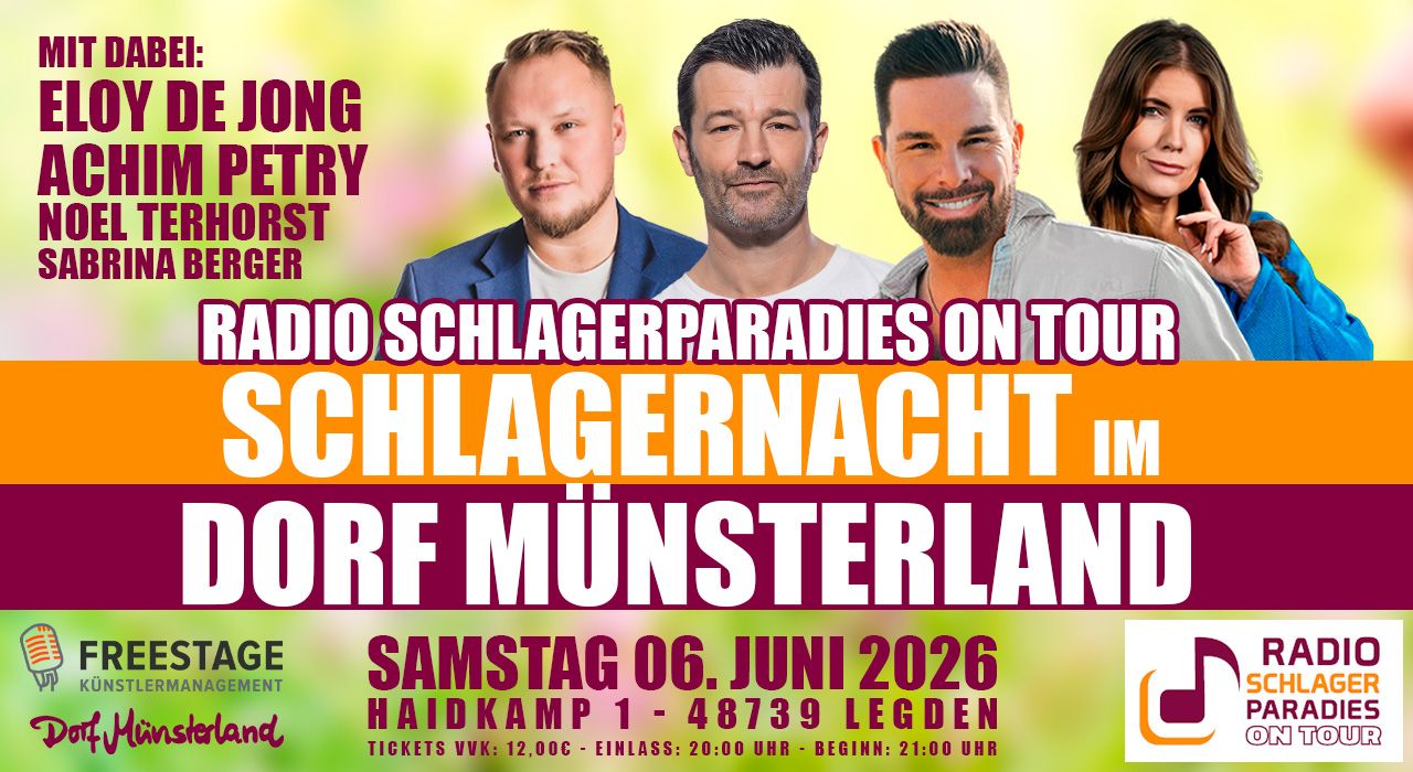 Radio Schlagerparadies on Tour  "Dorf Münsterland" 2026