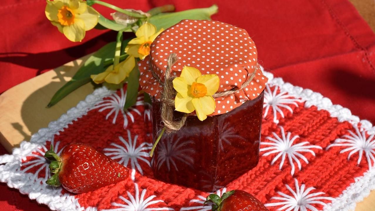 Erdbeermarmelade mit Vanille