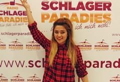 Mara Voskania zu Gast im Schlagerparadiesstudio