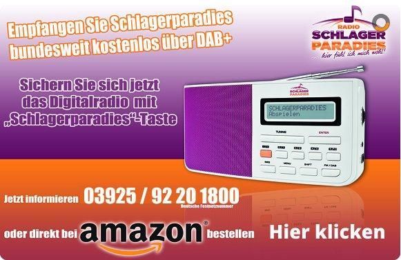 Für alle Umsteiger von Astra auf DAB+: Das Schlagerparadiesradio für DAB+