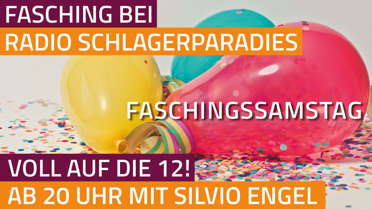 Fasching 2026 bei Radio Schlagerparadies