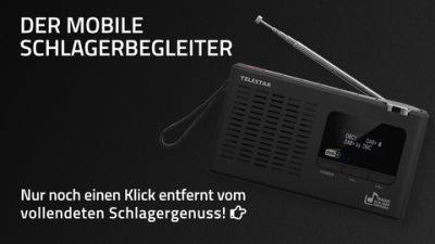 Telestar DAB+ Radio - Der mobile DAB+ Schlagerbegleiter