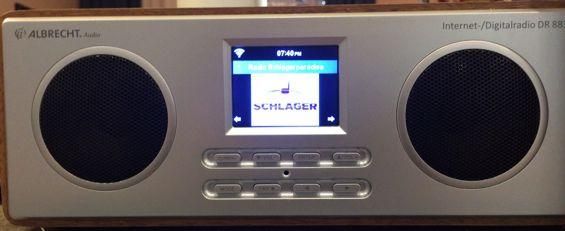 Radio Schlagerparadies hören mit dem DAB+ Radio ALBRECHT DR 883